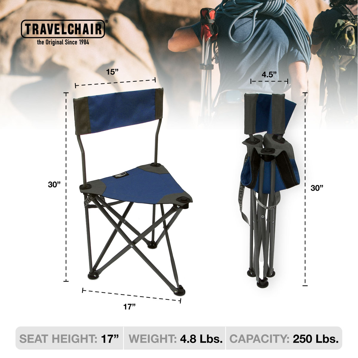 Travel Chair Ultimate Slacker Picnic Folding Camping Chair & Reviews